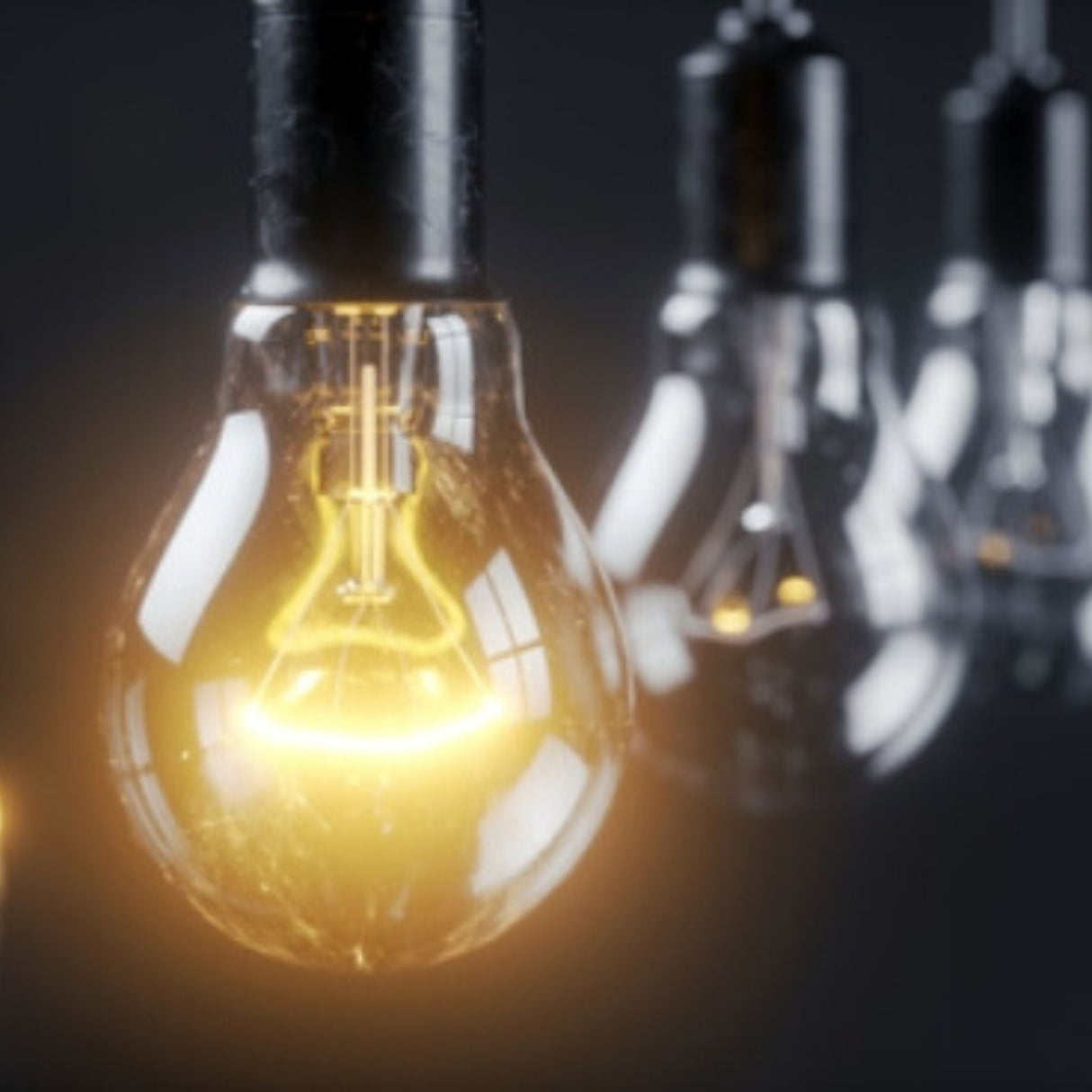 bright light bulb