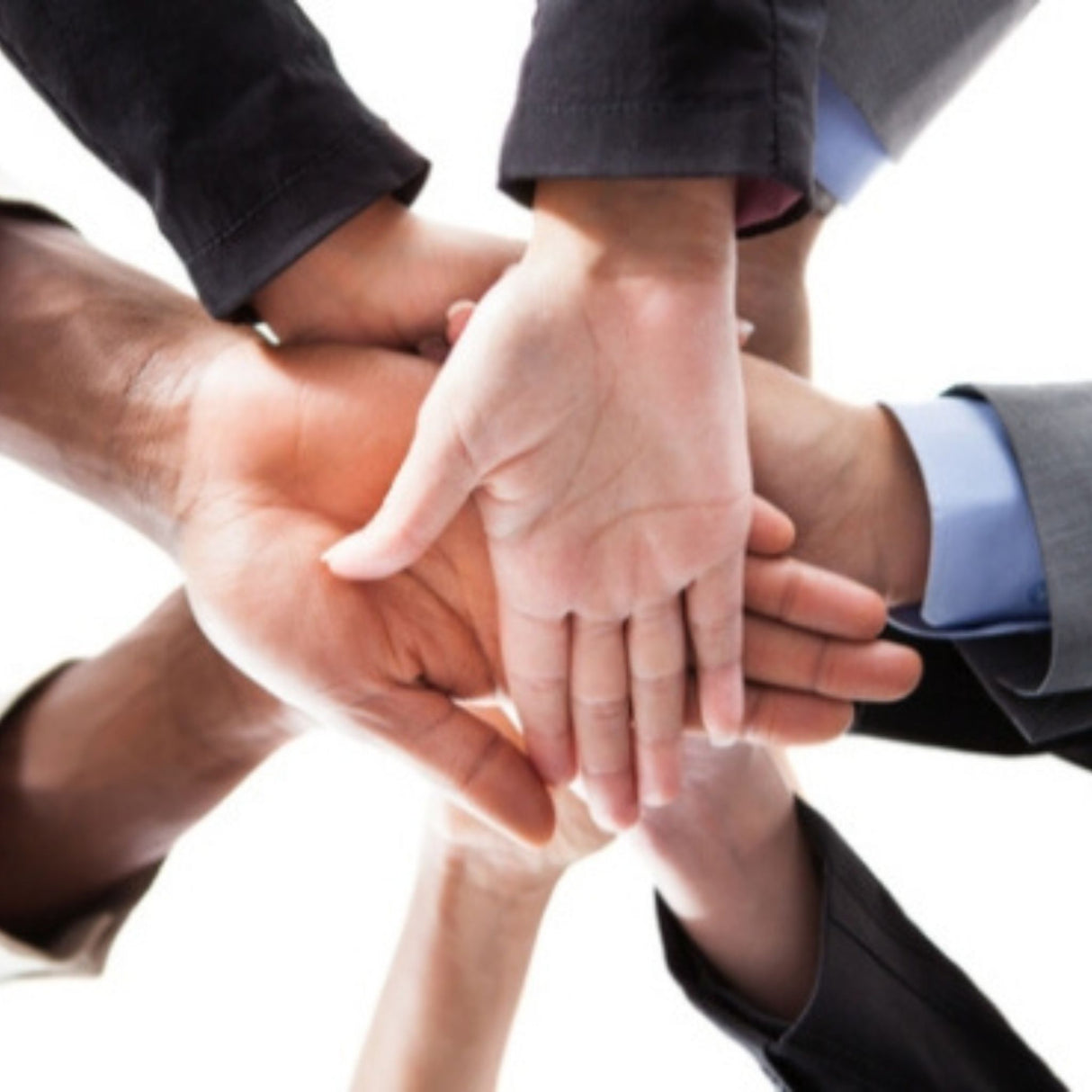 collaborating hands