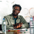 black professional active listening