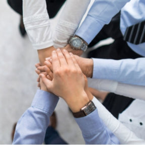team work hands