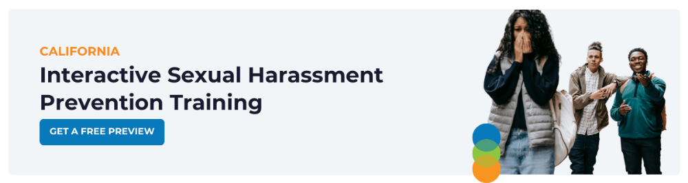 California Free Sexual Harassment Training Preview